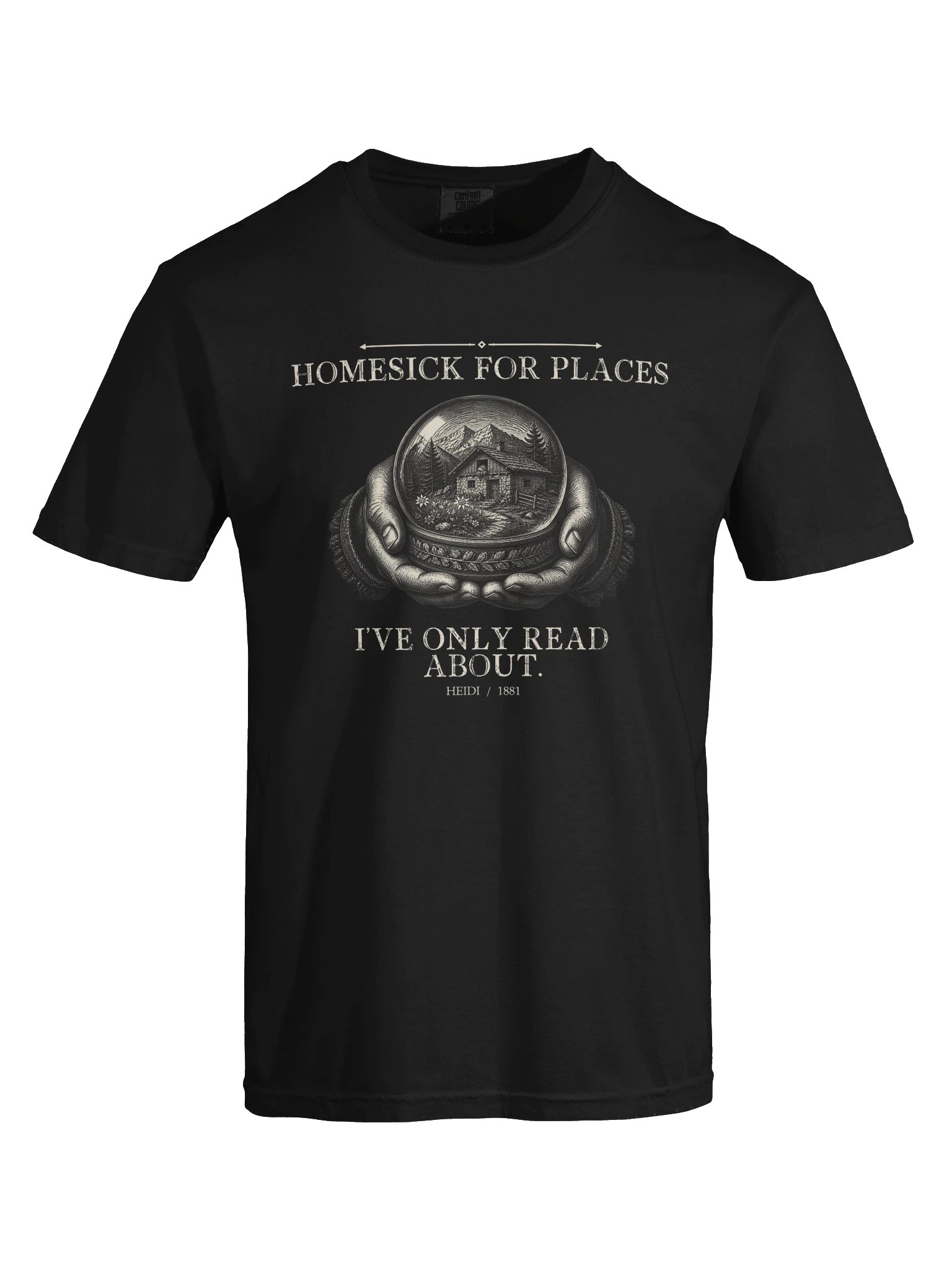 Homesick For Places Ve Only Read About -- Heidi Tee (Dark) product image (25)