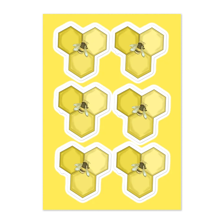 Busy Bees Kiss Cut Sticker Sheet product image (1)