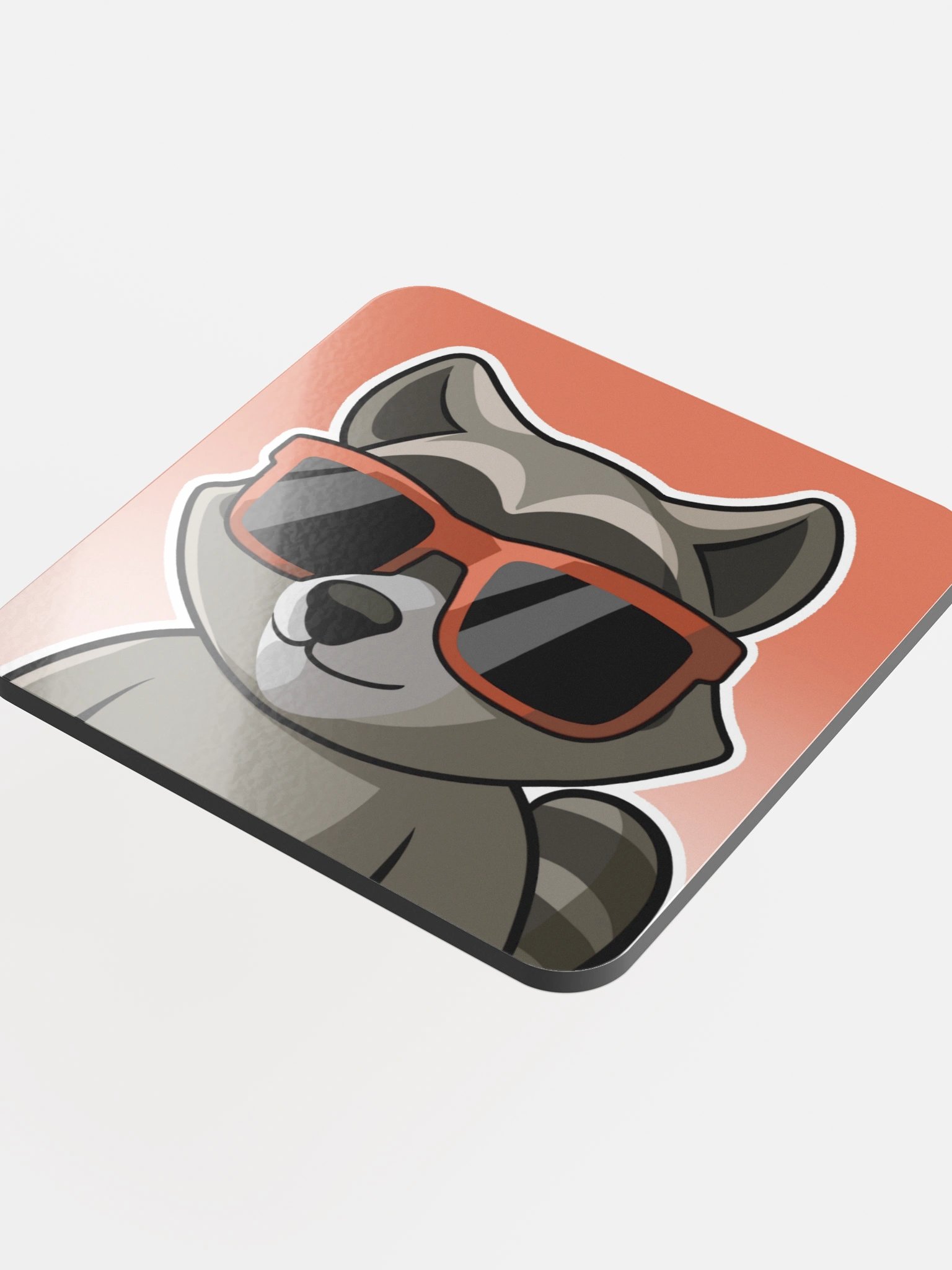 RespawnRaccoon's Coaster - Orange Background product image (4)