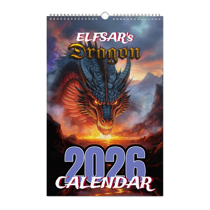 ELFSAR's 2026 Dragon Calendar product image (1)