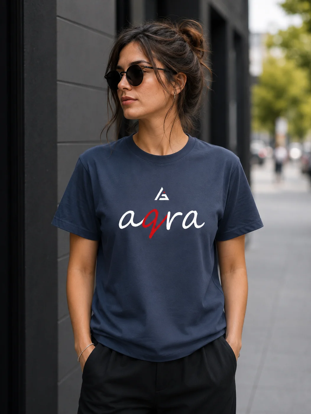 AQRA Geometric Logo Women’s Tee product image (1)