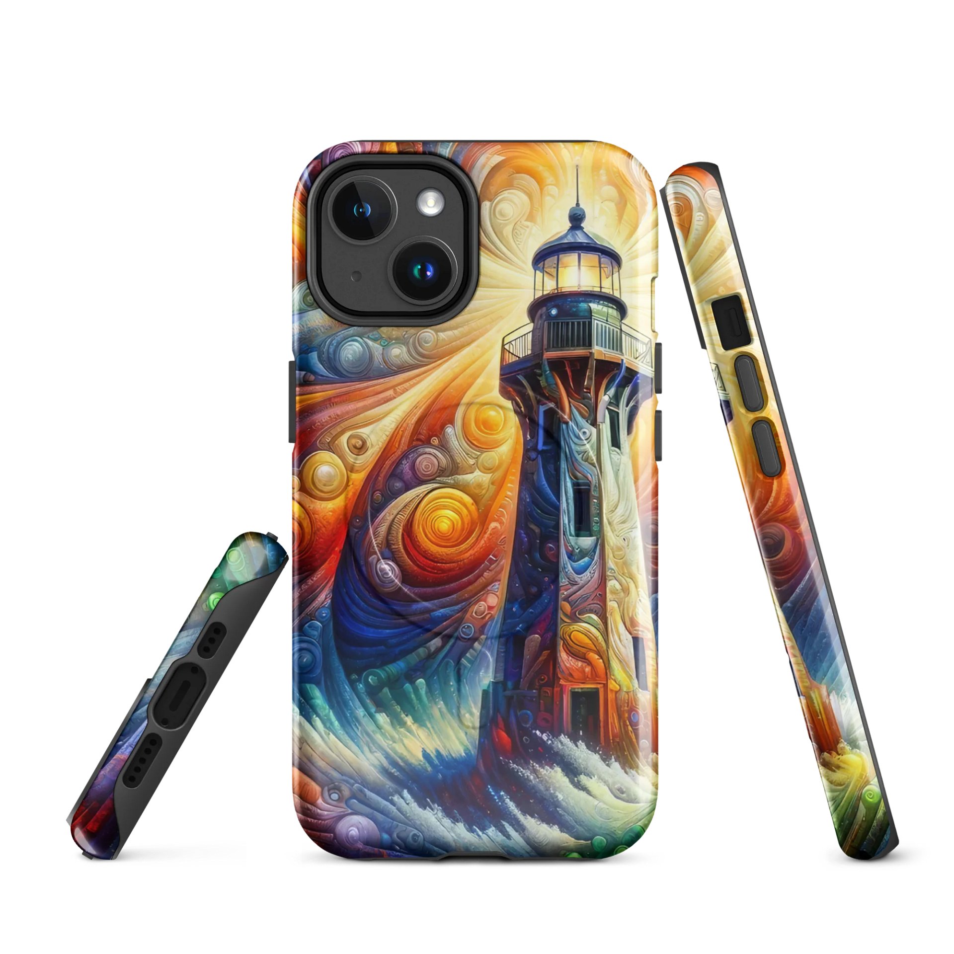 Luminous Lighthouse Tough Magnetic MagSafe® iPhone® 14, 15, 16, 17, Pro, Pro Max, Plus Cases. product image (1)