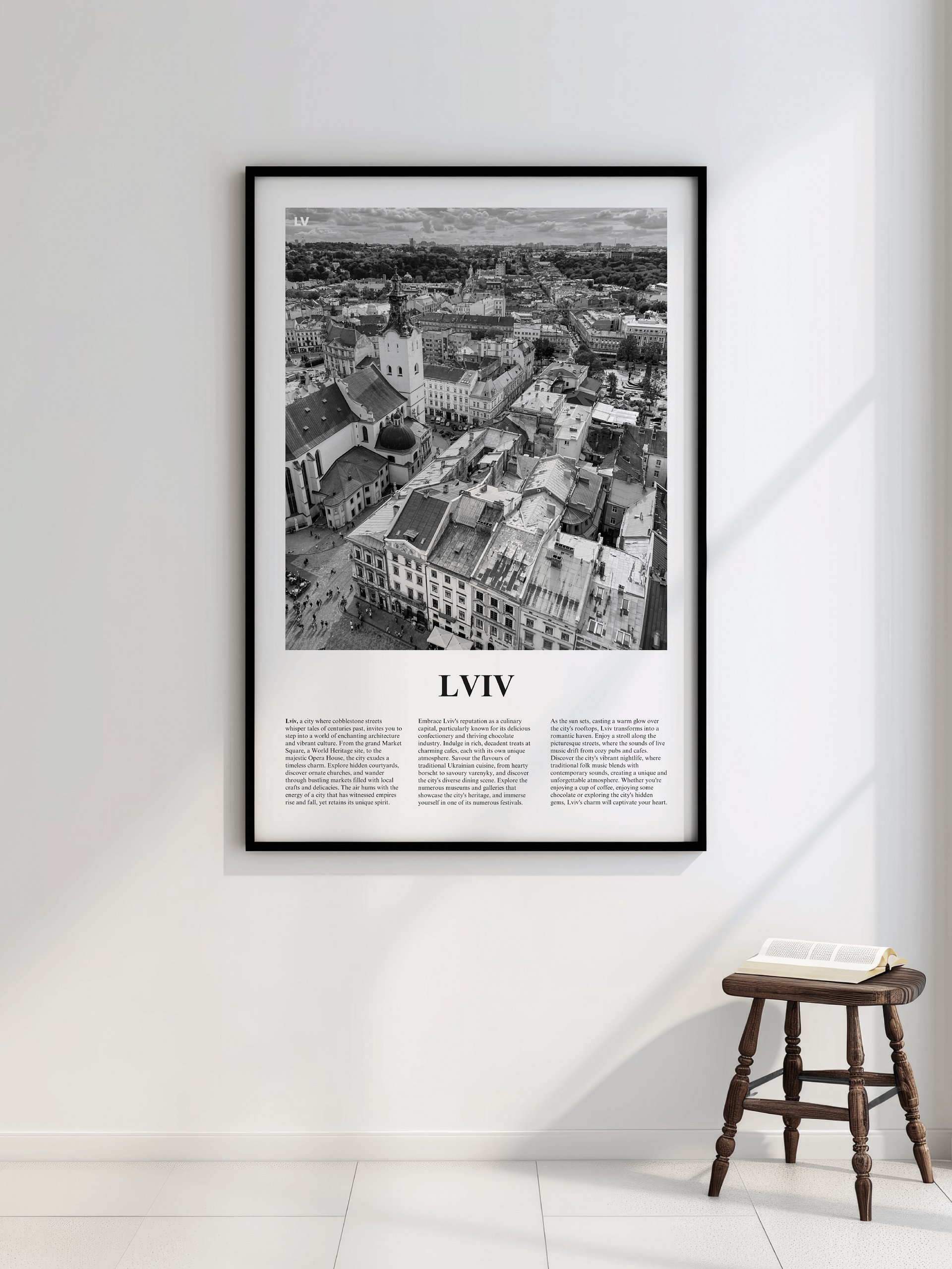 Lviv 01 Newspaper Poster | Framed product image (2)