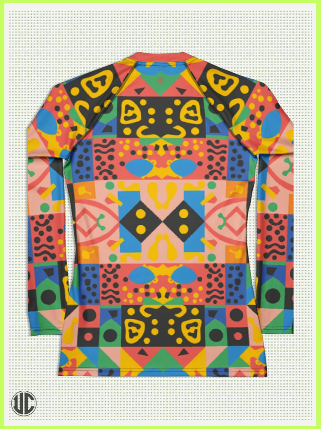 Vivid Memphis Style - Women's Rash Guard product image (4)