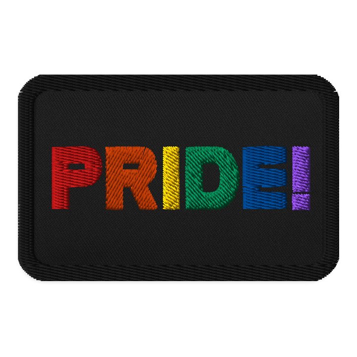 Rainbow Pride Embroidered Patch product image (1)