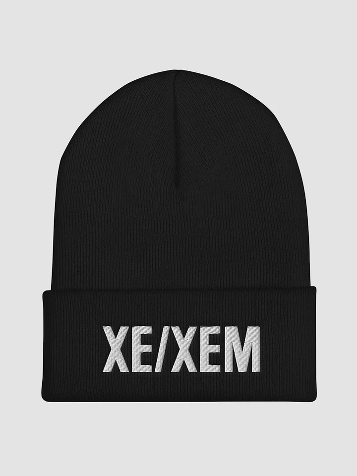 Xe/Them Pronoun Beanie product image (1)