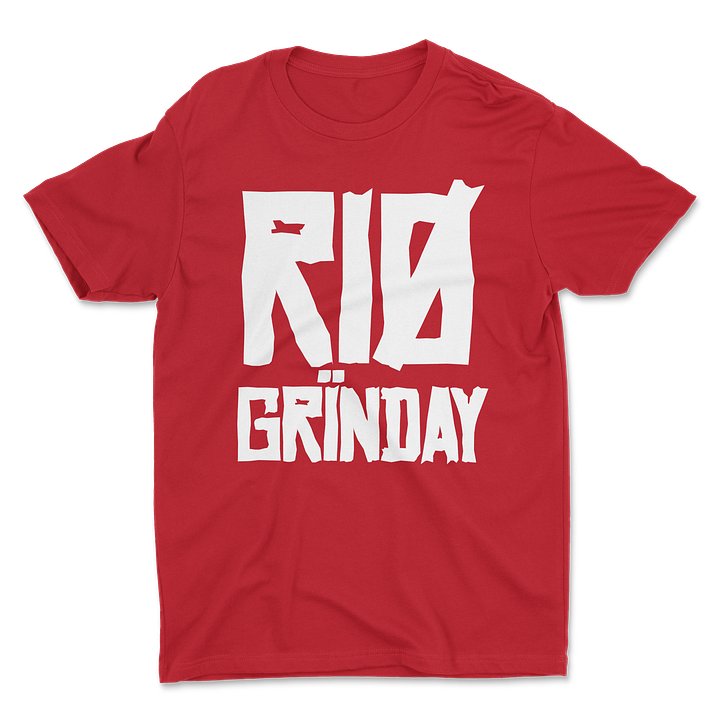 RIO GRINDAY WHITE ESSENTIAL LOGO TEE product image (1)
