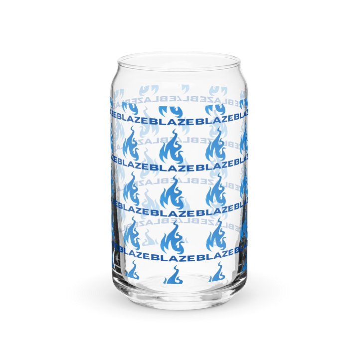 blaze logo glass cup product image (2)