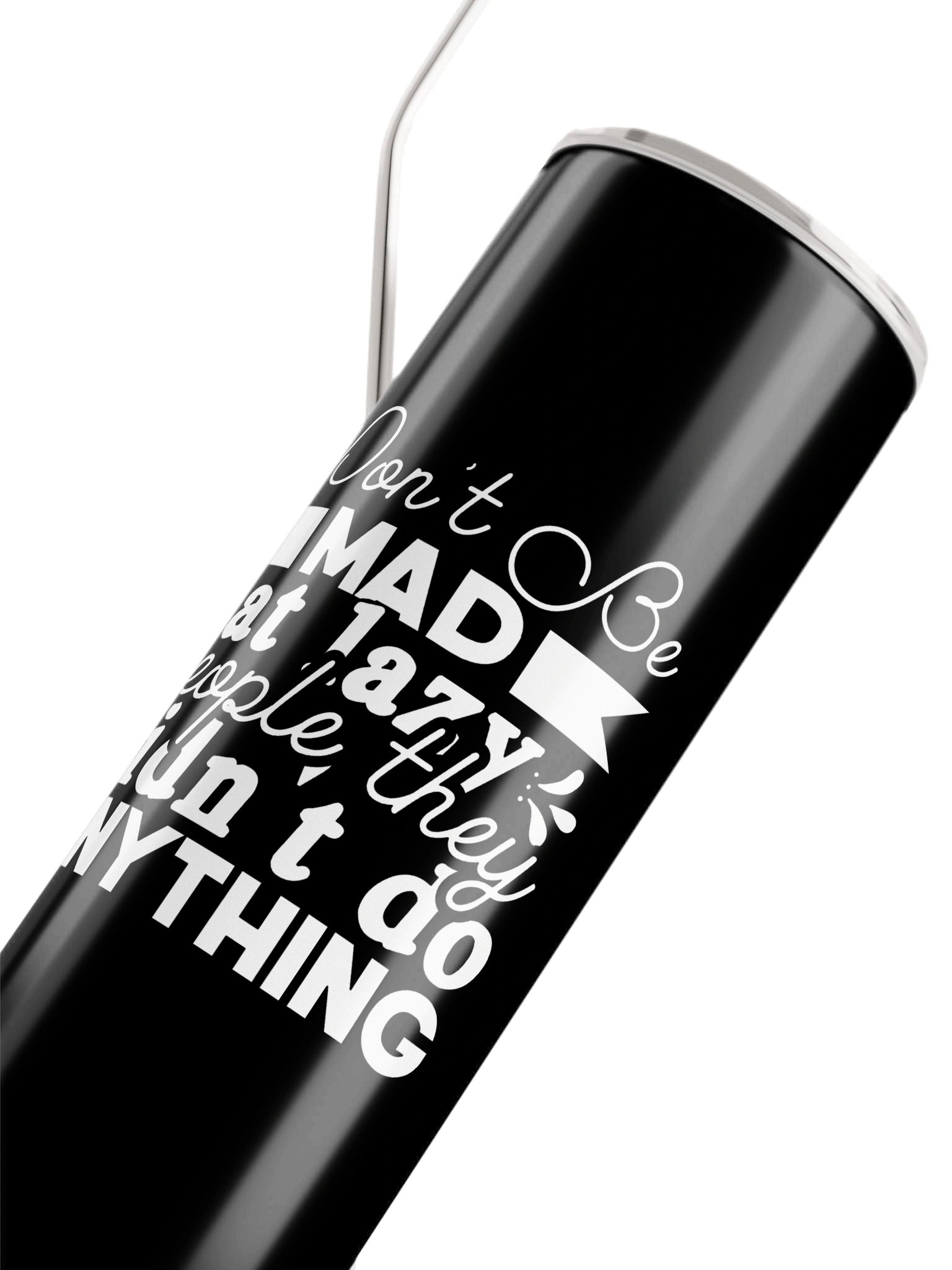 Lazy Tumbler Quote Design product image (4)