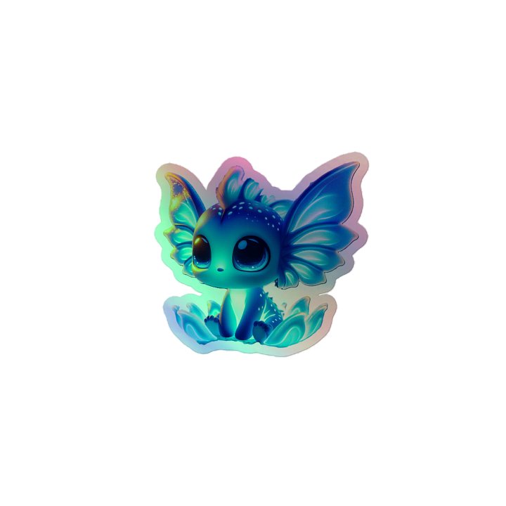 Chibi Aquatic Alien Holographic Sticker Sheet product image (1)