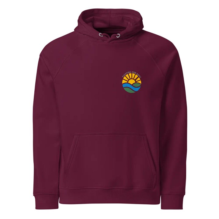 Sunrise Serenity Unisex Raglan Hoodie product image (1)