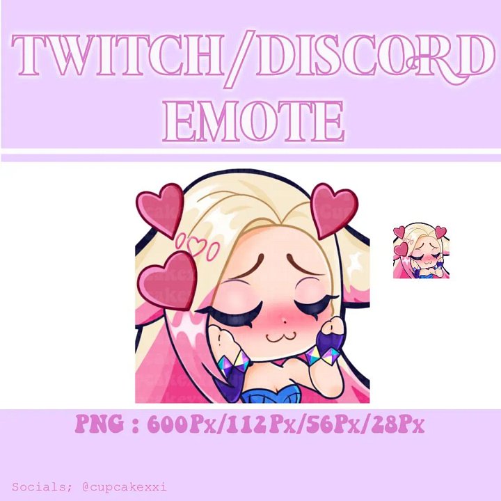 Ahri KDA | Emote | LoL | Twitch & Discord product image (1)
