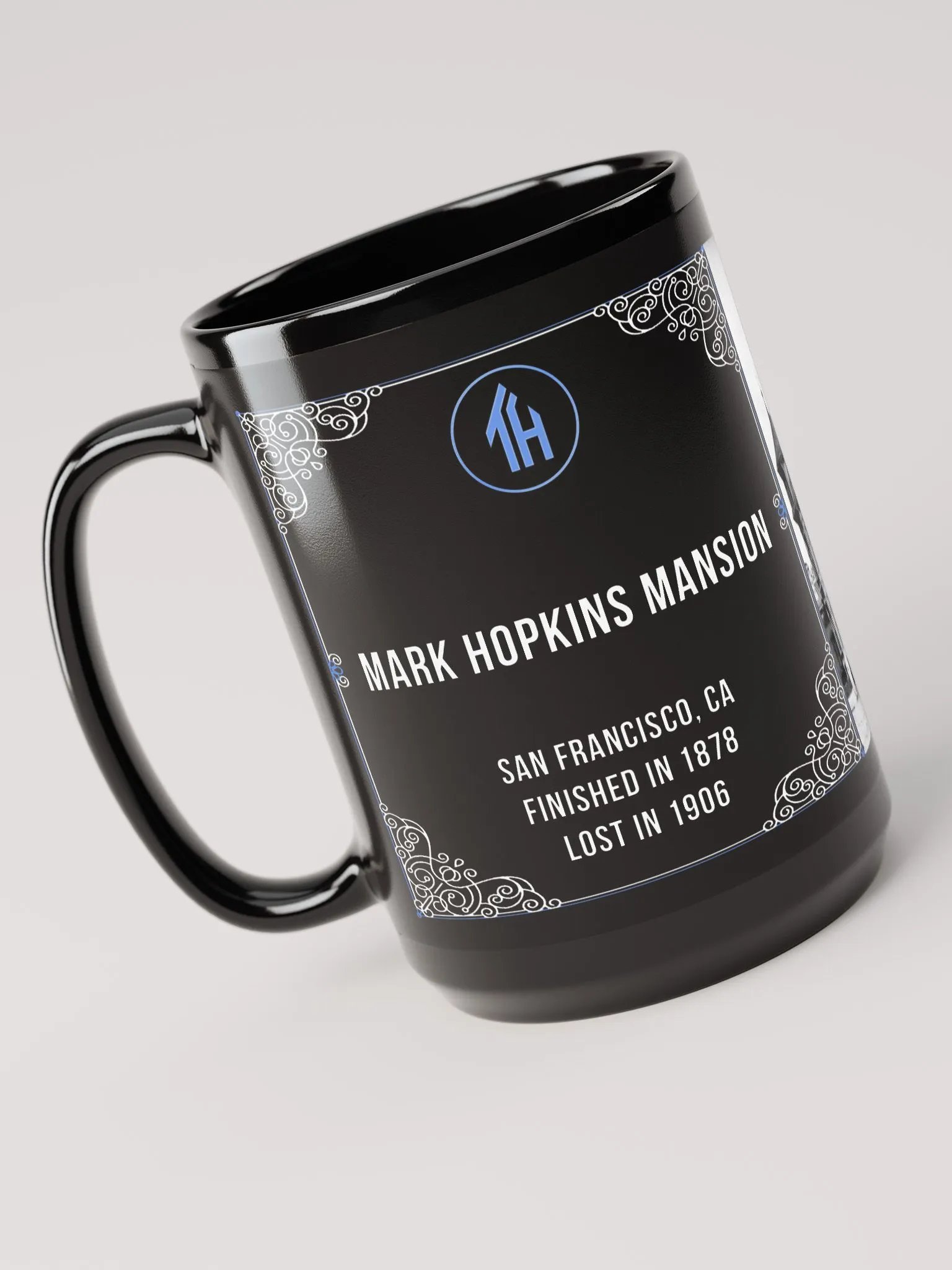Coffee Mug Displaying the Mark Hopkins Mansion product image (3)