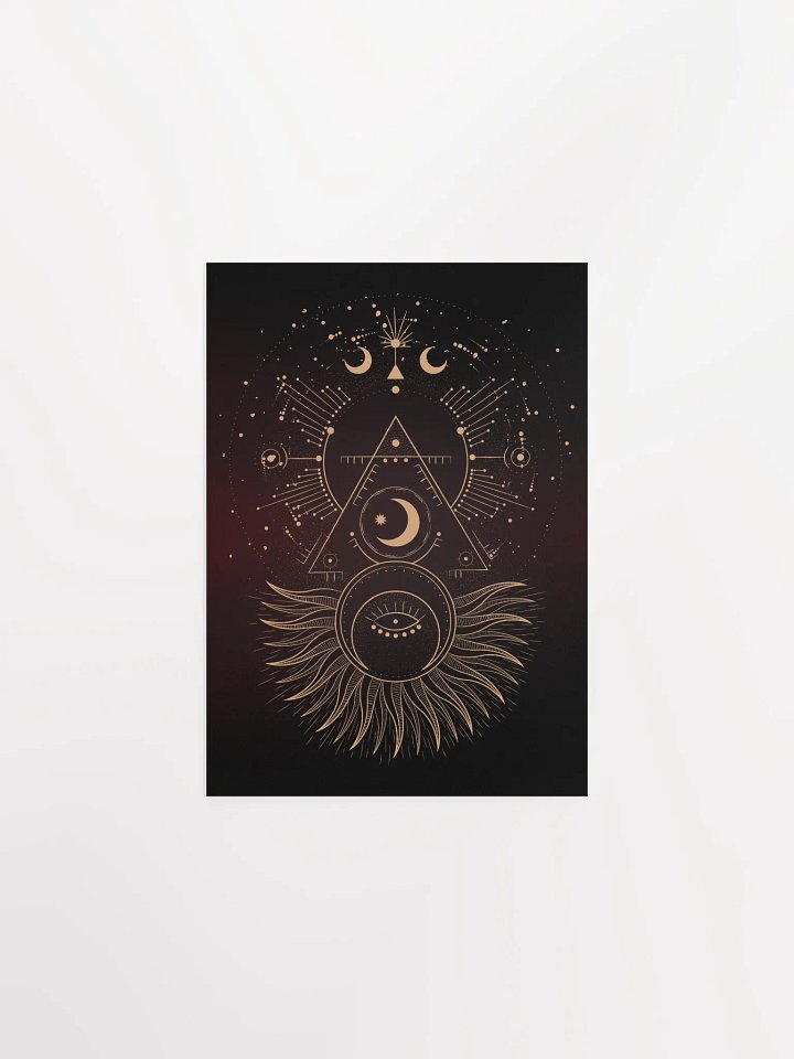 Celestial Geometry Poster product image (1)
