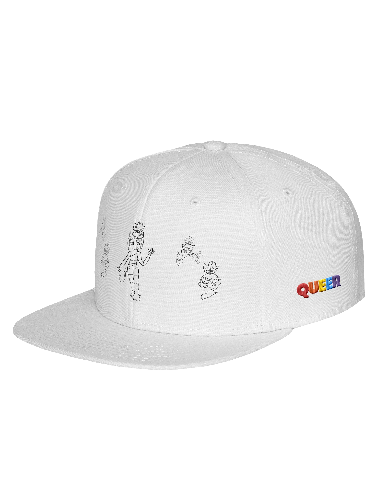 Lineart + queer cap product image (2)