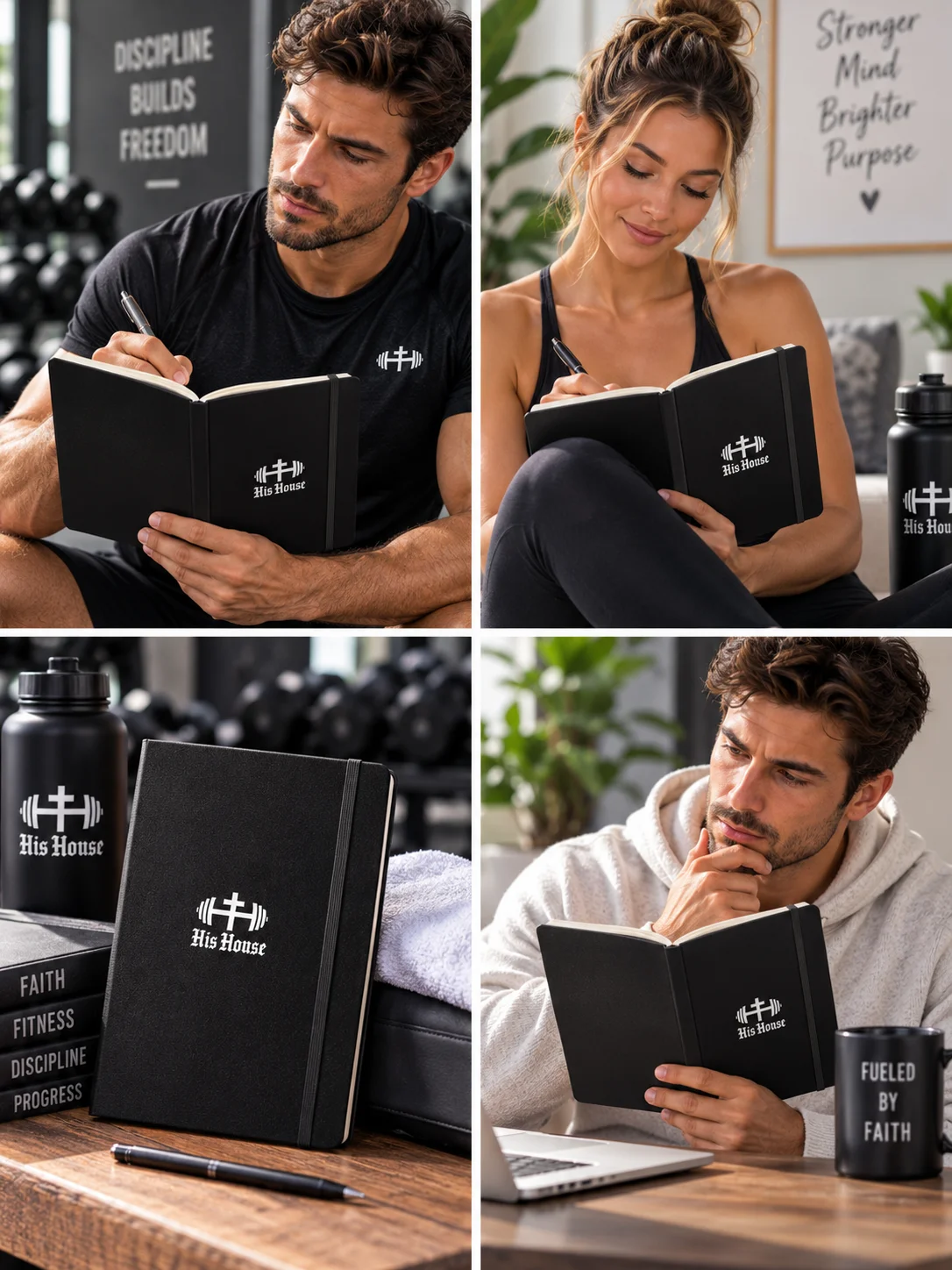 His House Hardcover Bound Notebook | JournalBook® by His House