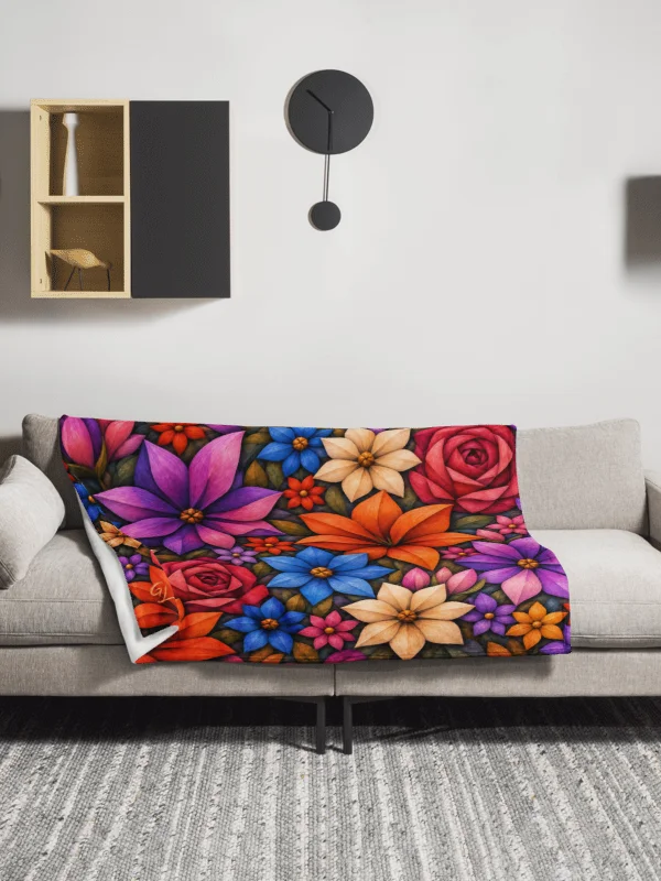 Plaid Flora - Éclats de Fleurs product image (1)