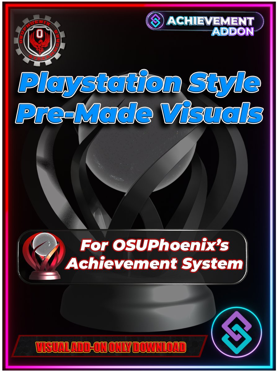 Playstation Style Achievement Visuals product image (1)