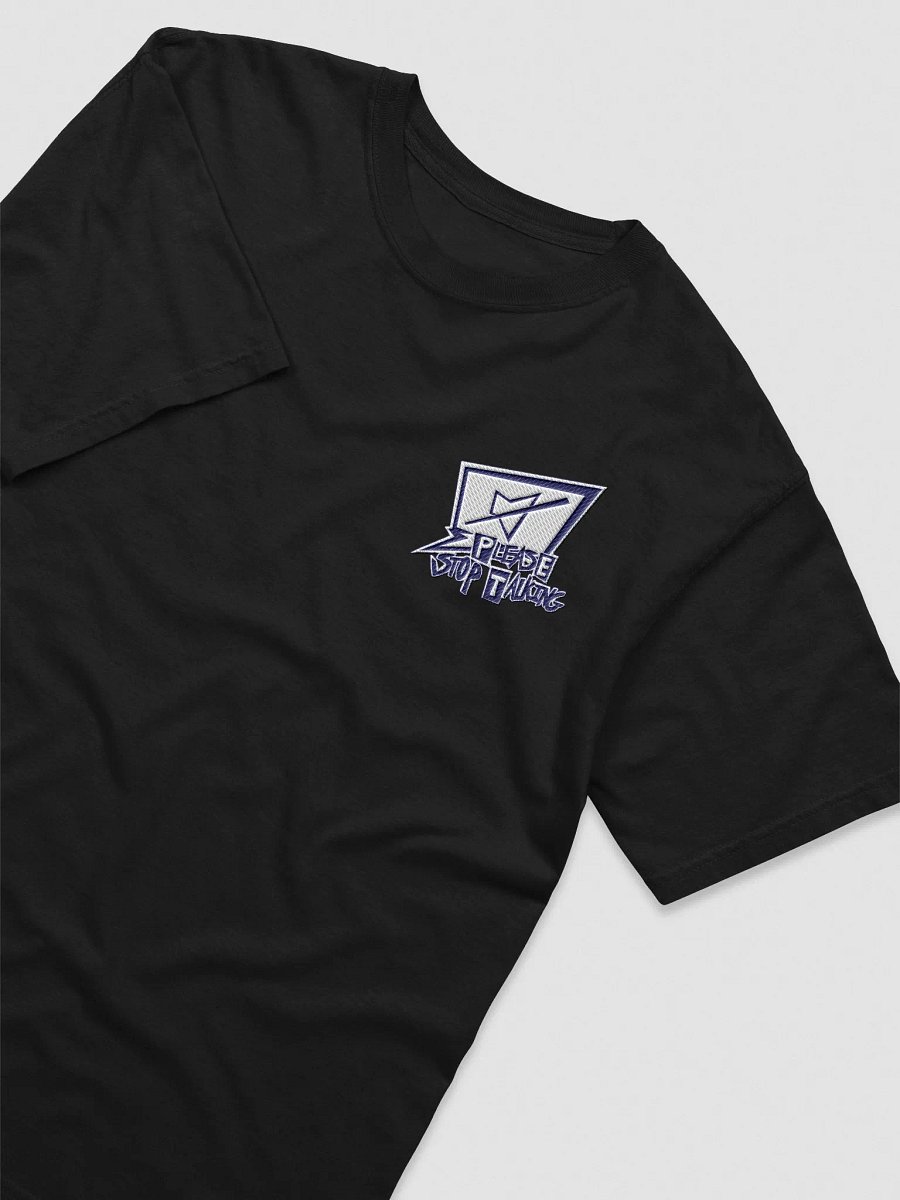 Please Stop Talking Embroidered T-Shirt product image (2)