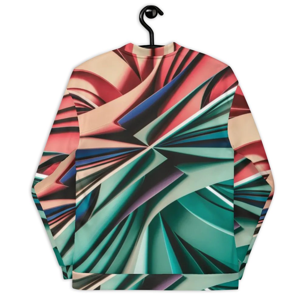 Exclusive Abstract Art Unisex Bomber Jacket - TDS Music Original Design product image (11)