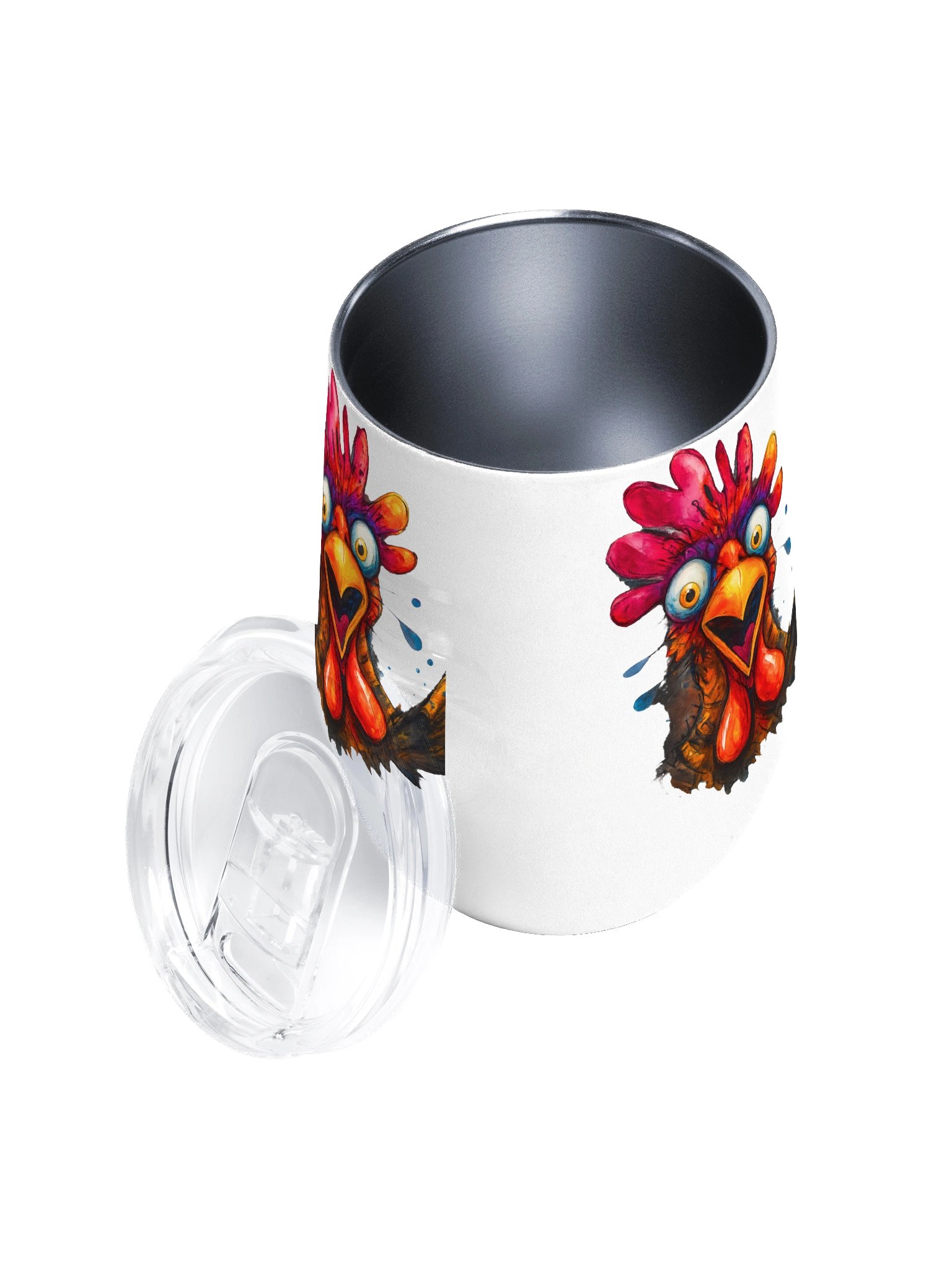 Cheery Chicken Wine Tumbler product image (3)