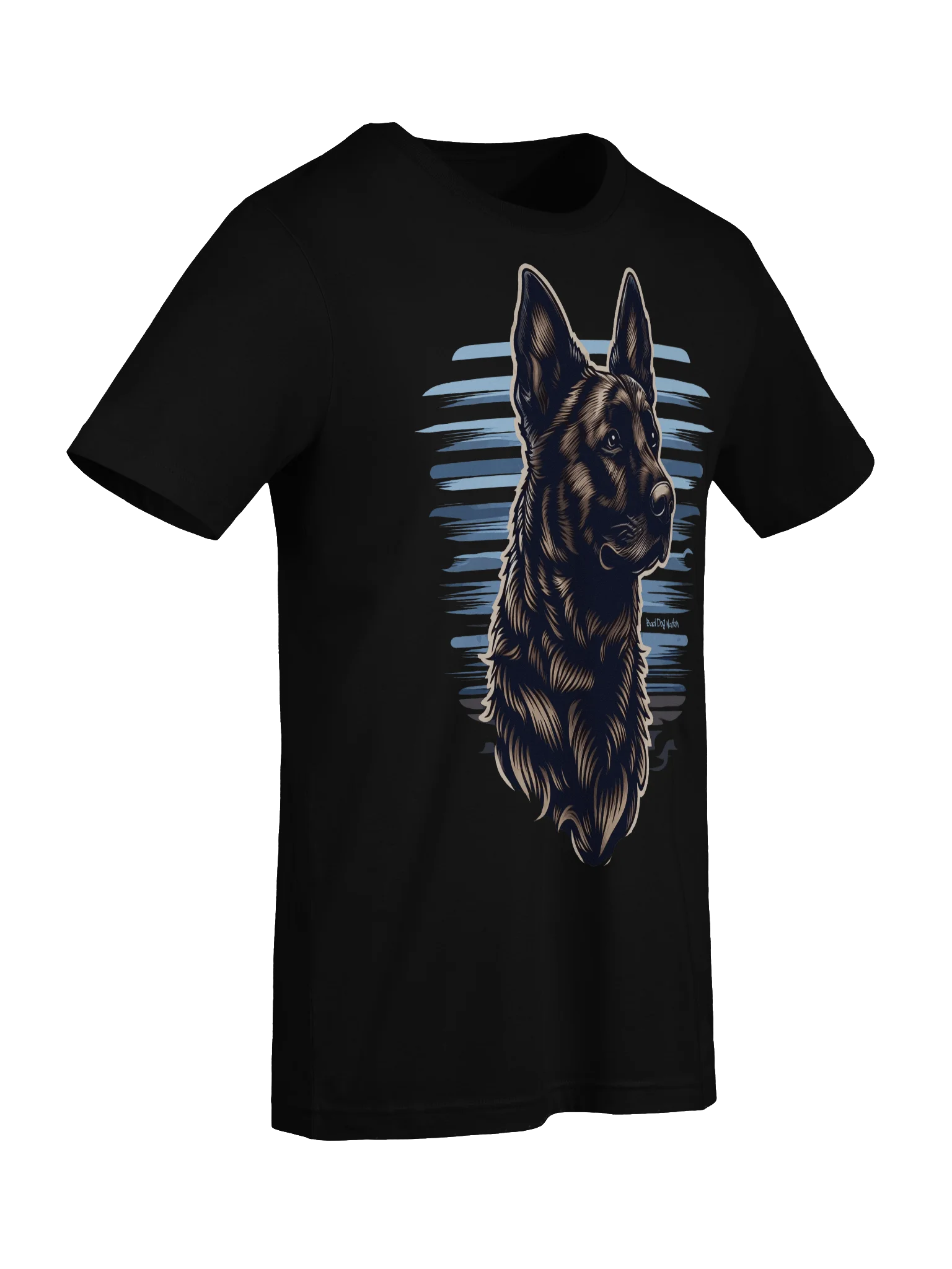 Noble Dutch Shepherd Portrait - Premium Unisex T-shirt product image (6)