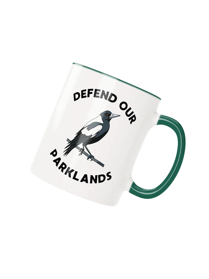 DEFEND OUR PARKLANDS | Magpie | Two-Toned Ceramic Mug product image (2)