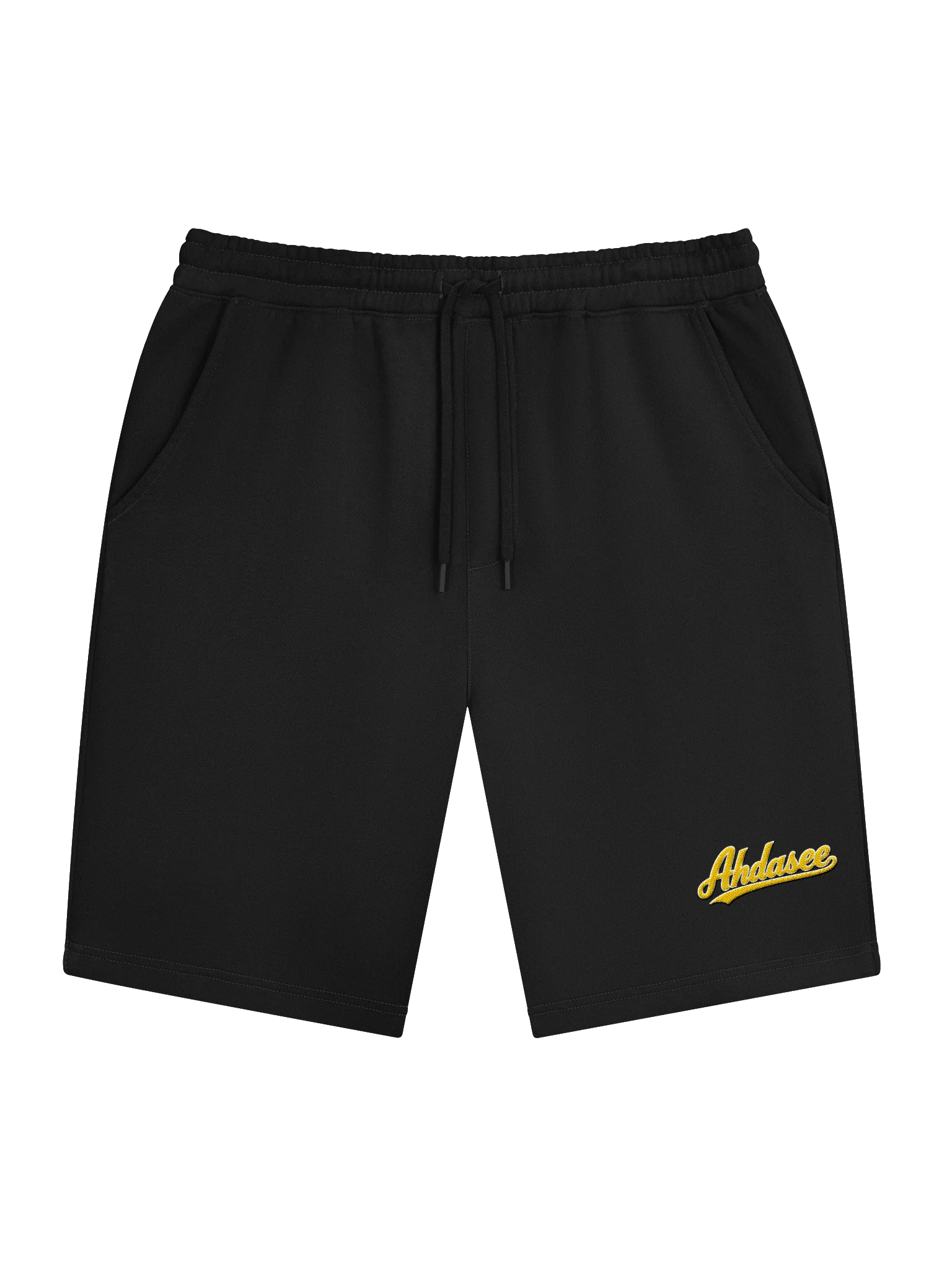 Ahdasee Gold Standard Embroidered Shorts – Black