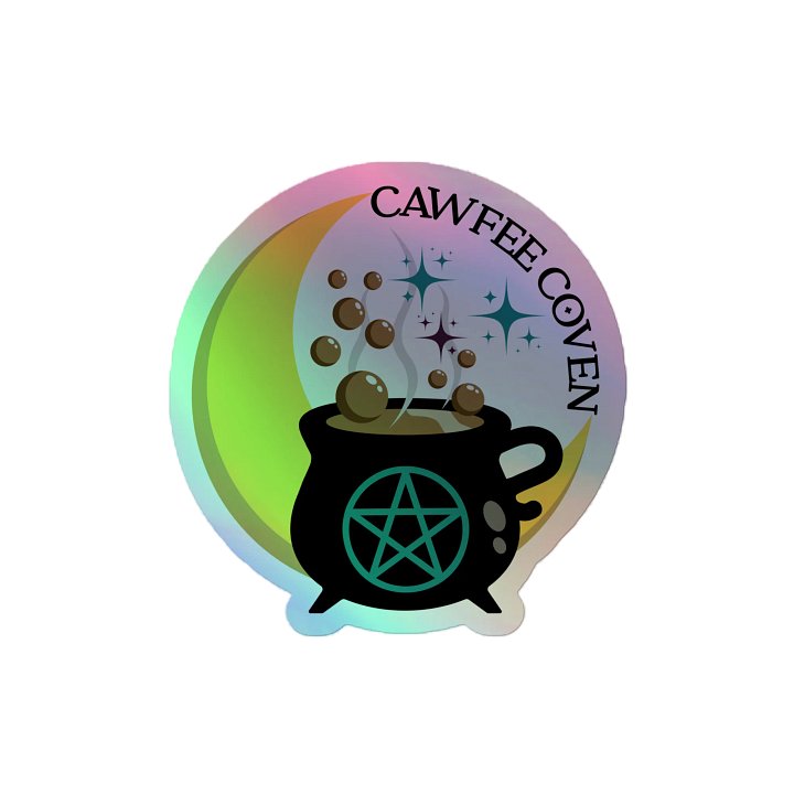 Holographic Cawfee Coven Sticker product image (2)