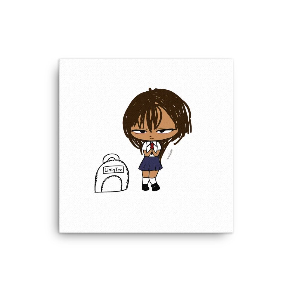 Silent Thoughts - UniqTee Canvas by Artist Michelle N product image (1)