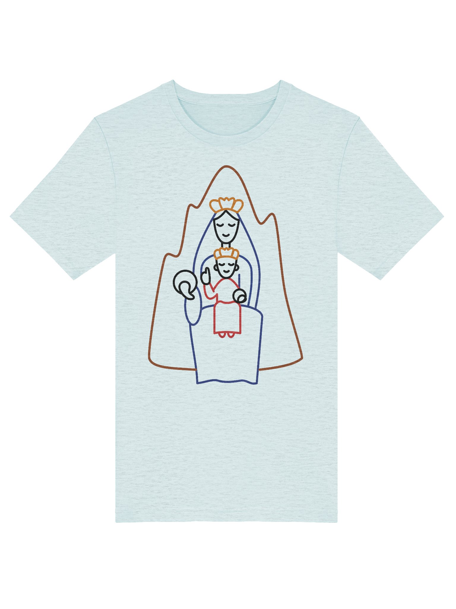 Minimalist Lady of Montserrat T-shirt product image (5)
