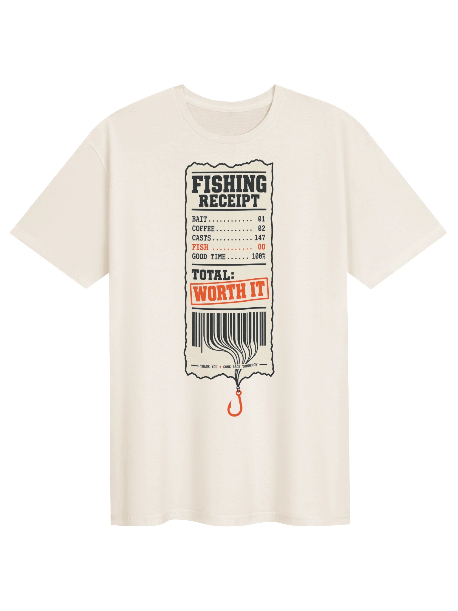 Fishing Receipt T-shirt product image (1)