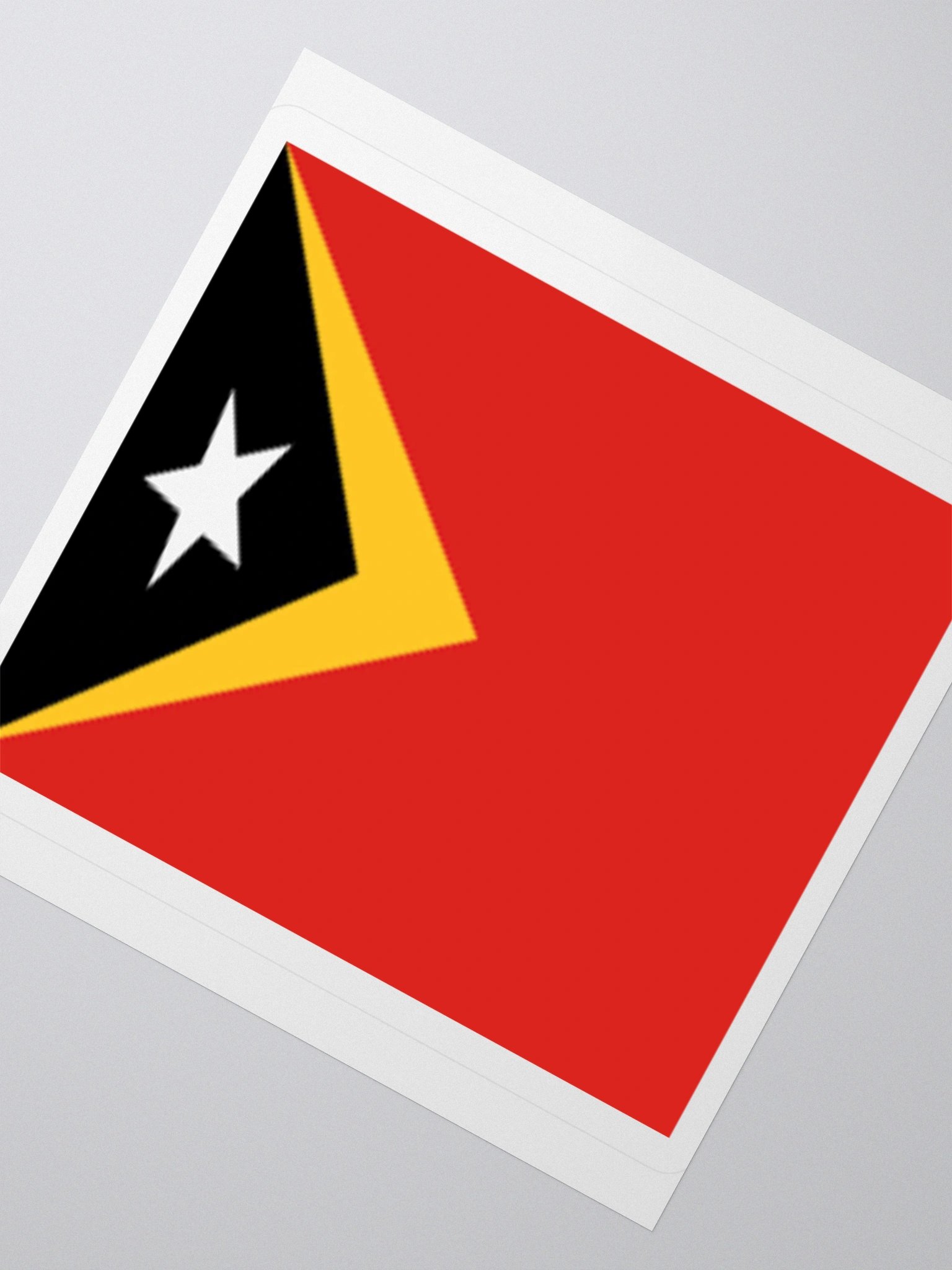 East Timor Flag Sticker - Premium Vinyl Design for National Pride product image (5)