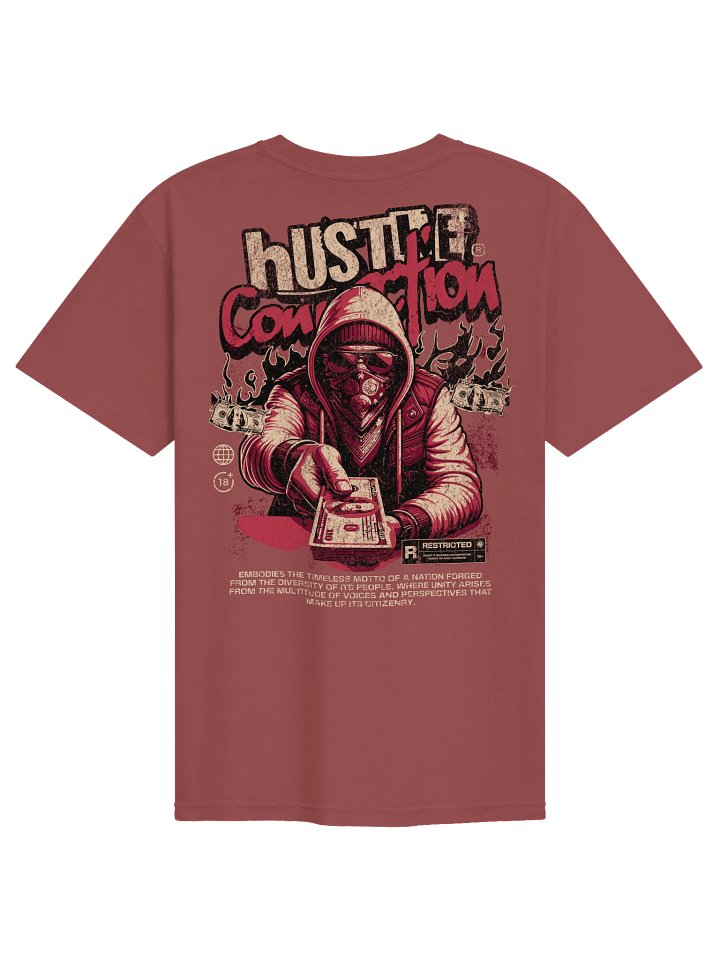 Hustle Connection T-Shirt | Void Club x Comfort Colors Heavyweight Garment-Dyed Tee product image (1)