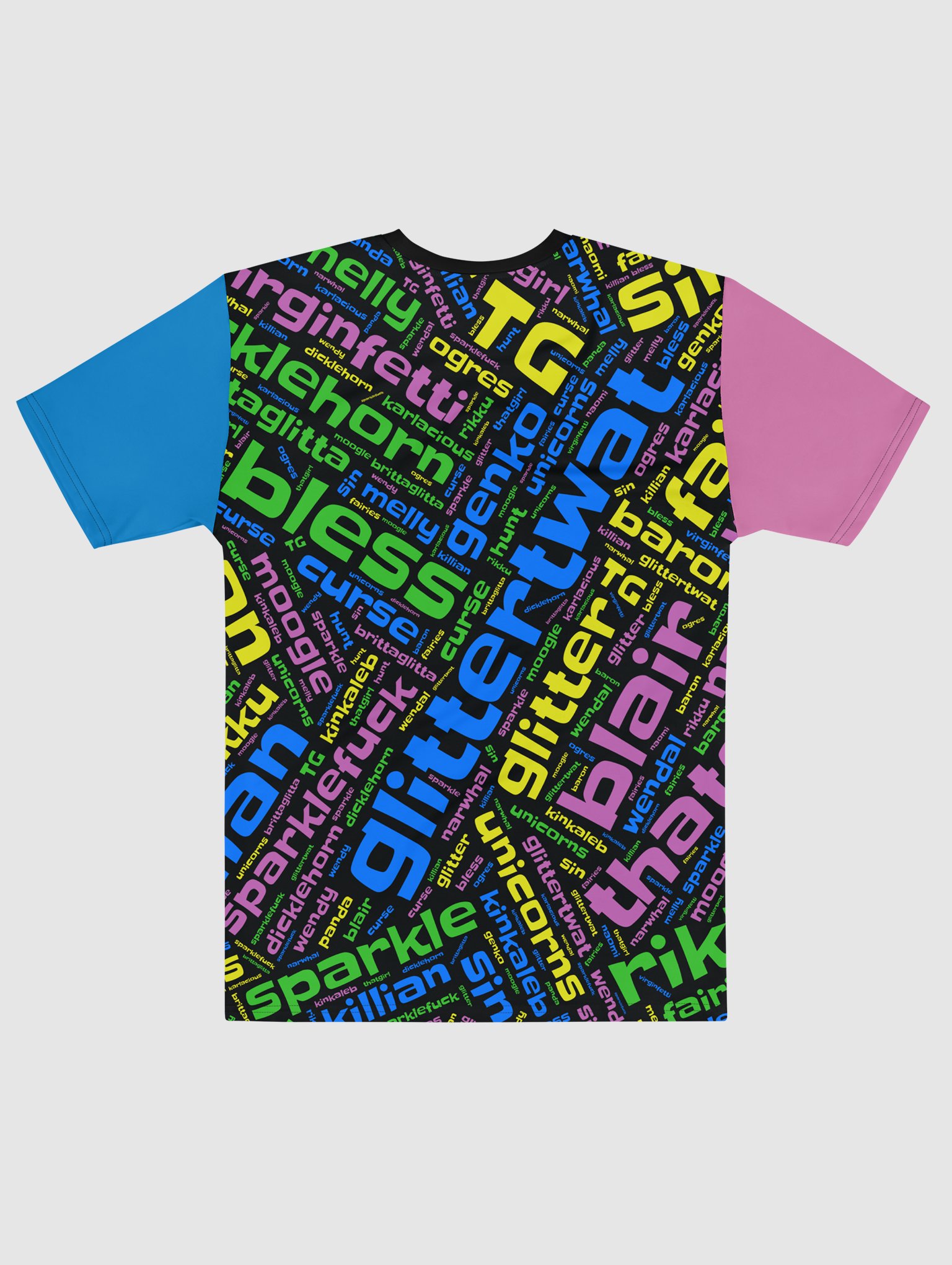 Glitterary Color Block T-Shirt product image (3)