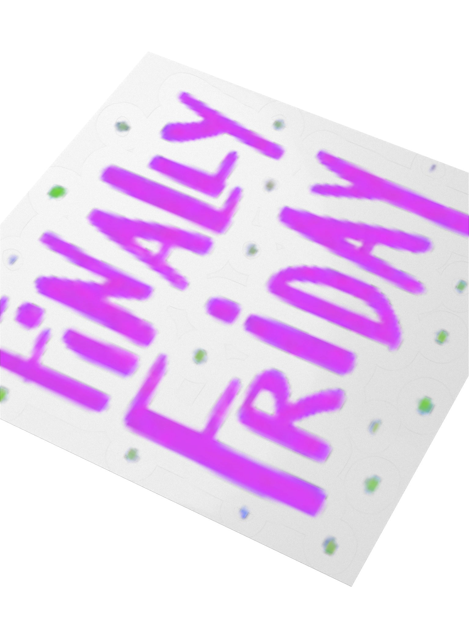 Finally Friday Kiss Cut Stickers product image (3)