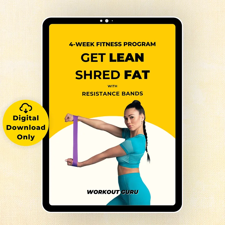 4-Week Resistance Bands Weight Loss Workout Program product image (1)