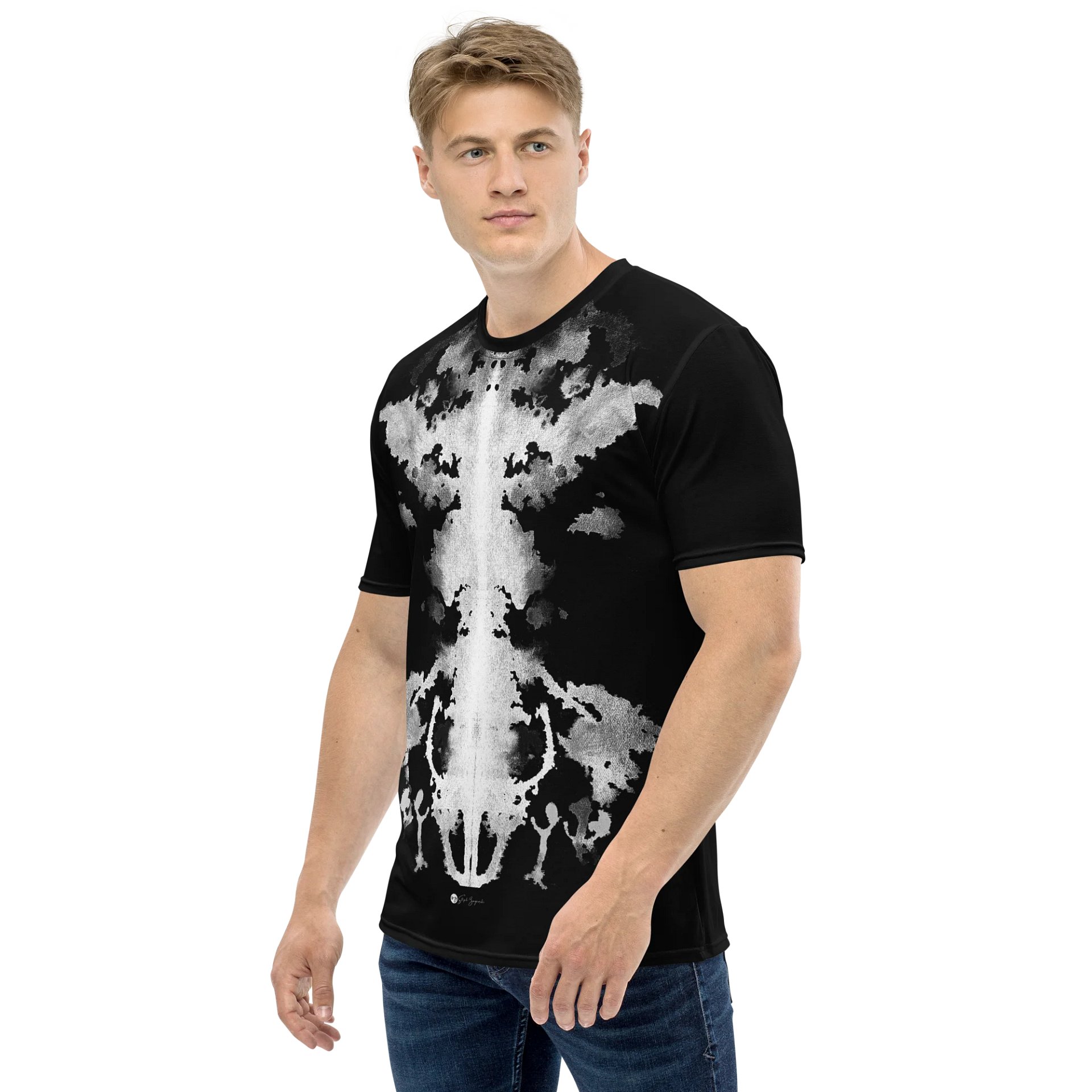 Dripping | Inkblot T-shirt | Front & Back Print product image (3)