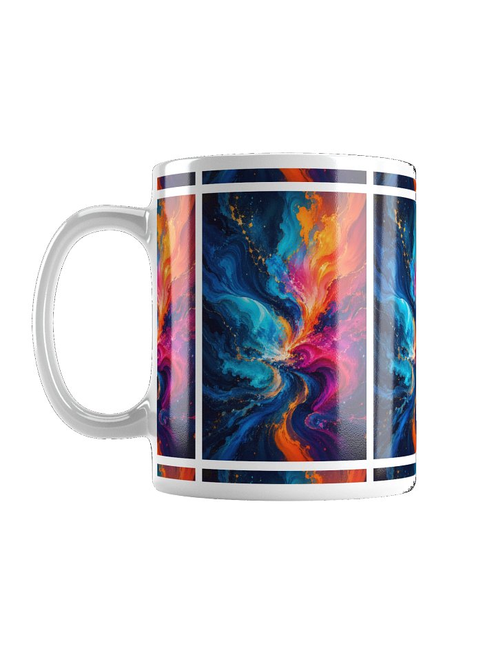 Cosmic Swirl Abstract Ceramic Mug product image (1)