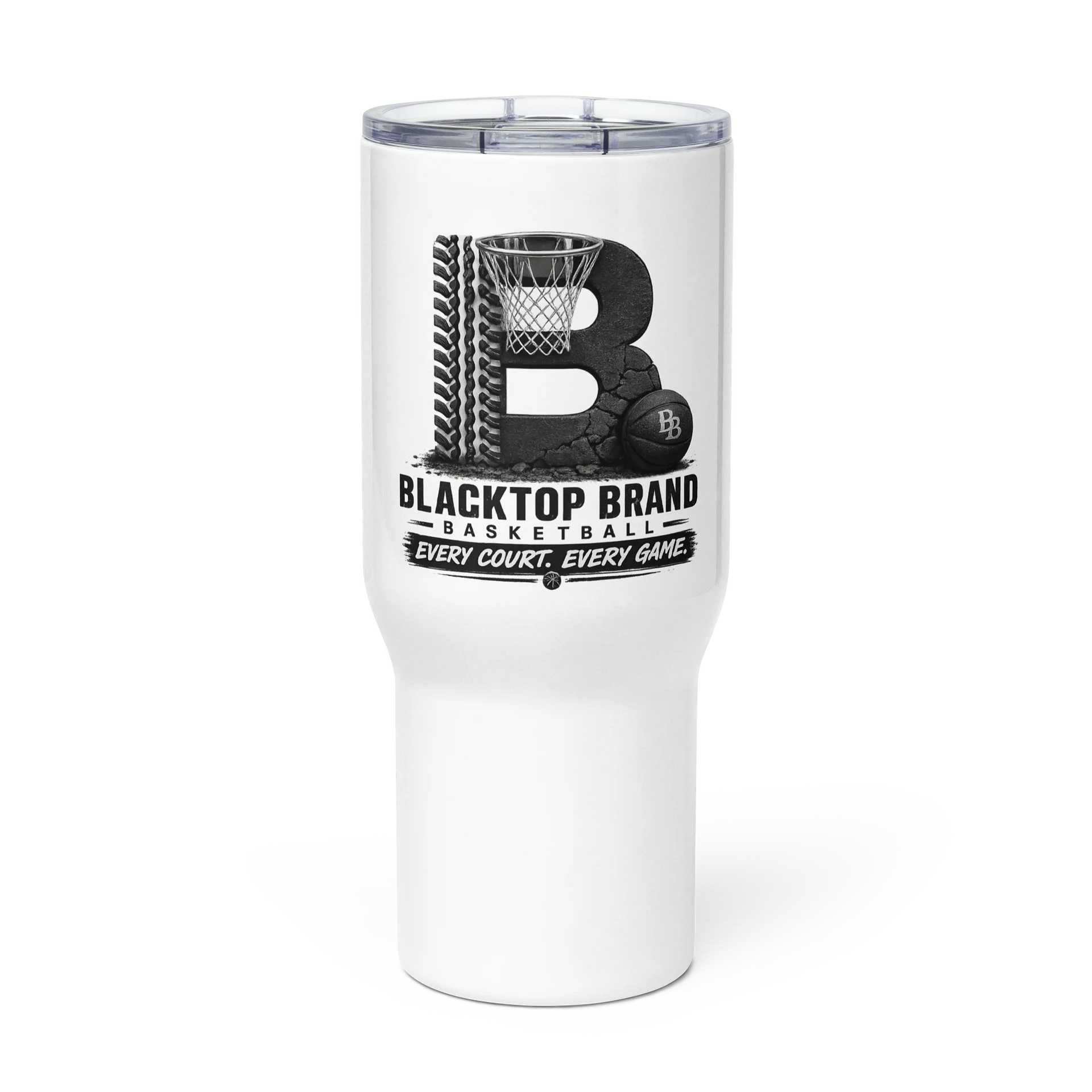 Blacktop Brand Basketball Travel Mug product image (2)
