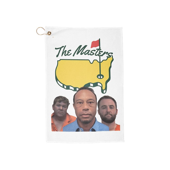 Funny Golf Towel – Masters Parody Meme Design – Hilarious Golf Bag Accessory & Gift product image (1)