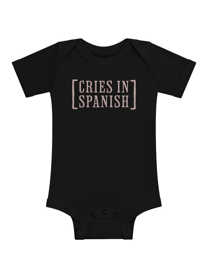 Cries in Spanish Bodysuit para Bebés product image (1)