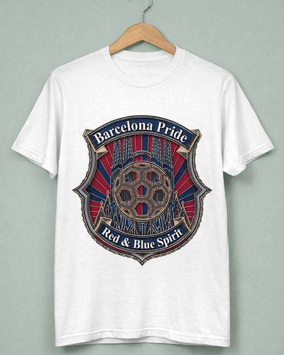 Barcelona Scarlet Pride 🔴⚽

Some designs carry more than color—they carry culture.

This one blends bold scarlet tones with t...