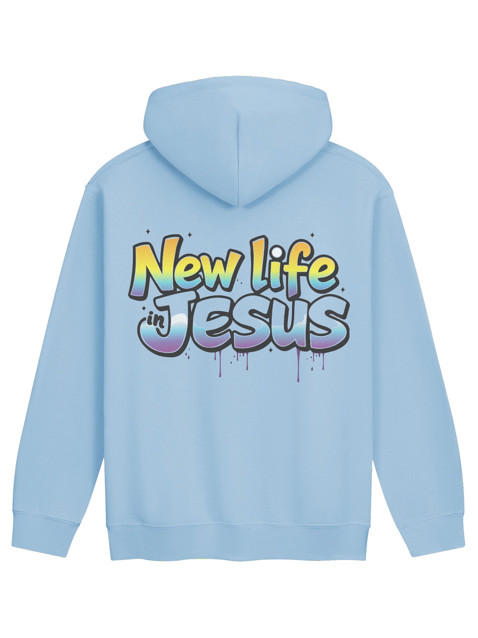 New Life in Jesus Graffiti Hoodie product image (3)