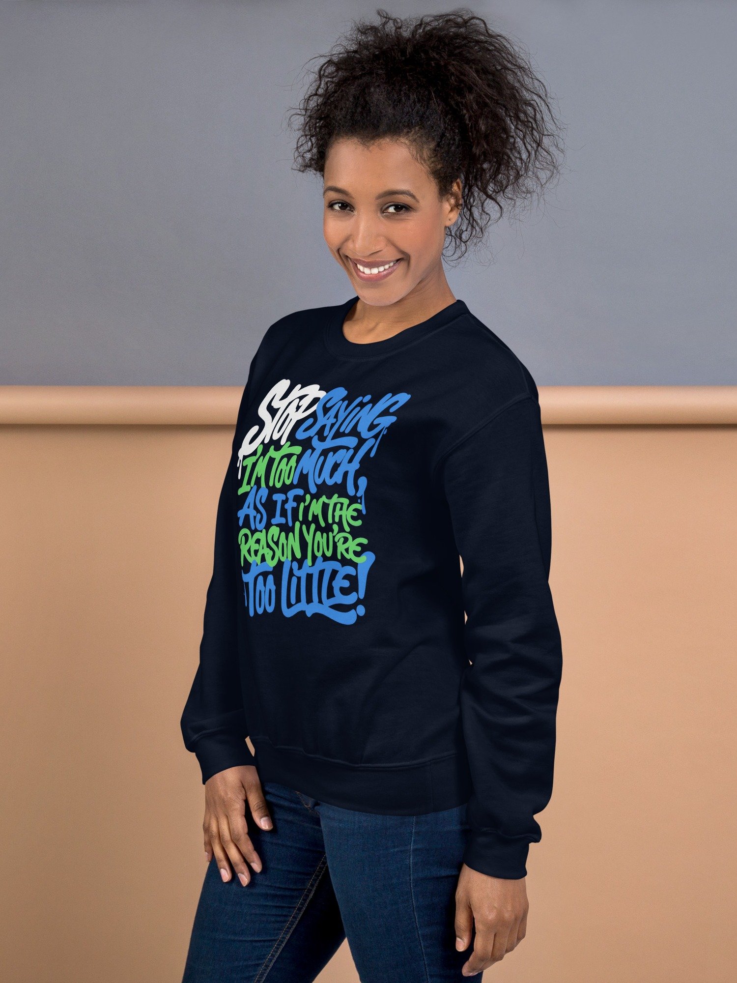 I'm Not Too Much Human Design Manifestor Sweatshirt product image (7)