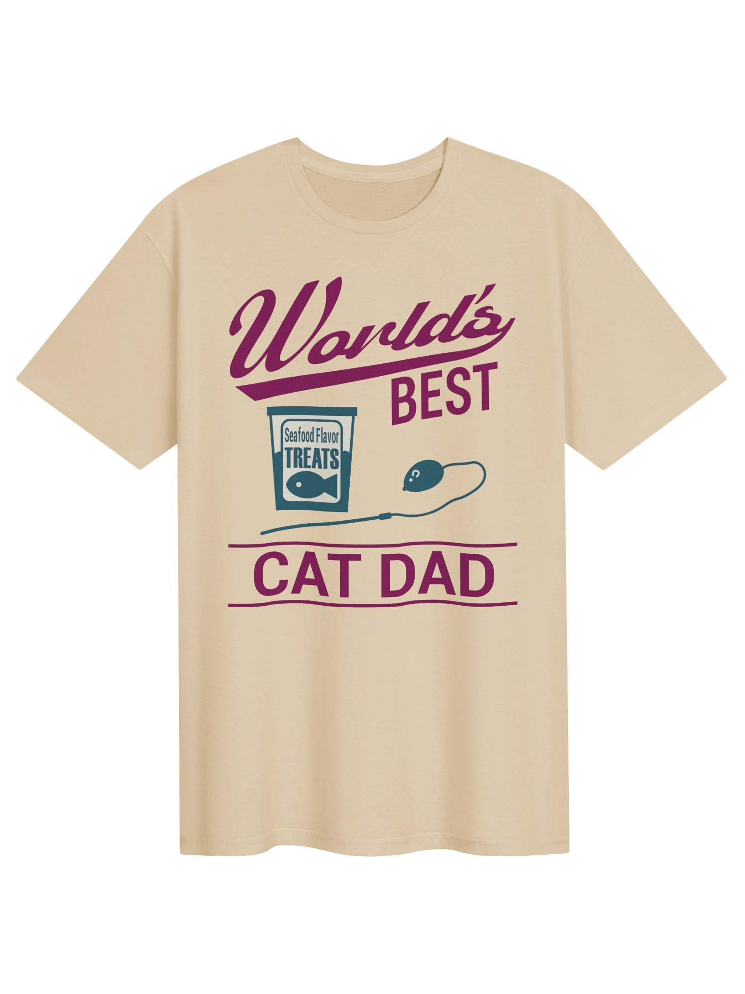 World's Best Cat Dad - Unisex Adult Super Soft Lightweight T-shirt product image (8)