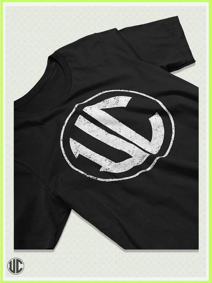 UnkoCon Distressed White Logo T-Shirt – Classic UC Street Mark product image (2)