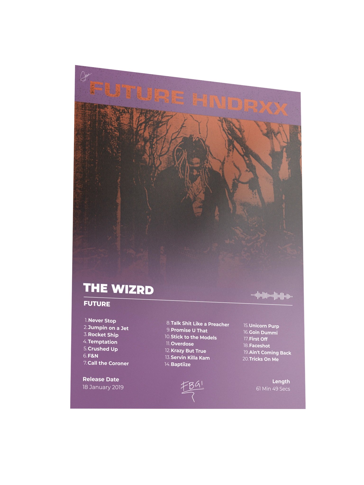 FUTURE HNDRXX Album Cover Poster product image (5)
