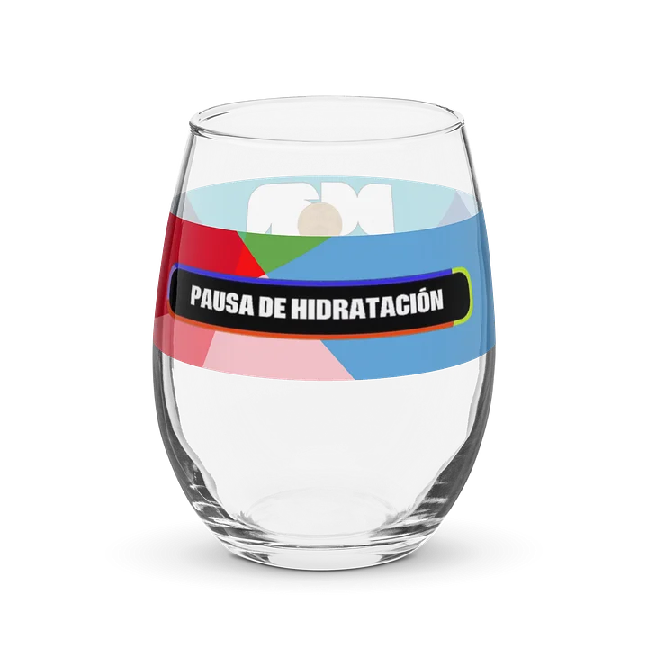Sickos World Cup Pausa De Hidratación Stemless Wine Glass 15oz product image (1)