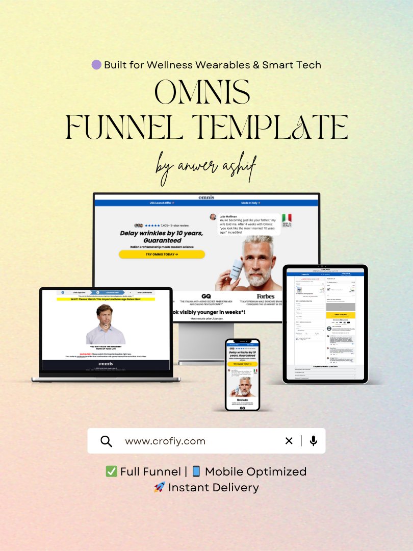 Wearable Health Funnelish Templates product image (1)